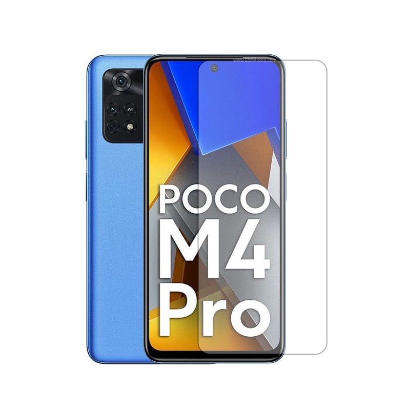 Poco M4 Pro 4G Tempered Glass Clear Protective Tempered Glass 9H