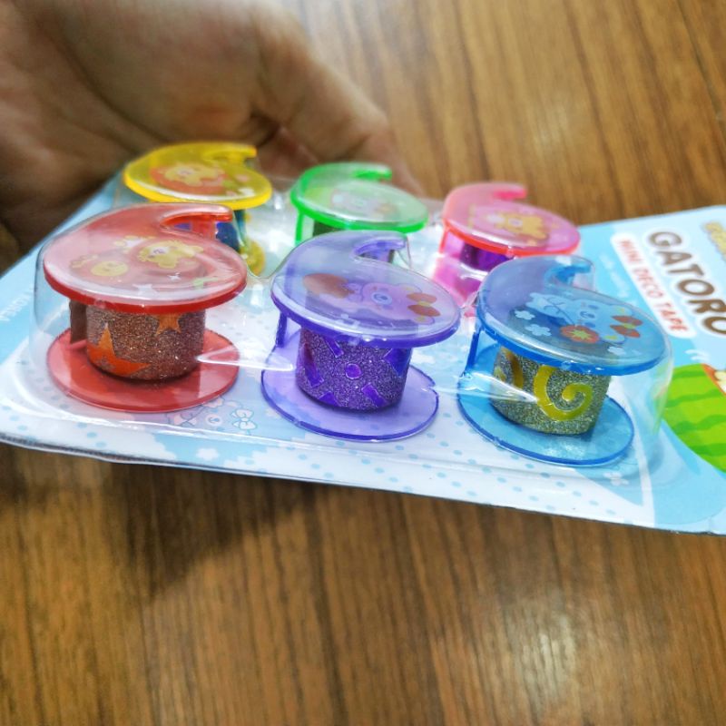 SELOTIP GAMBAR METALIK DECO TAPE SET MH1586