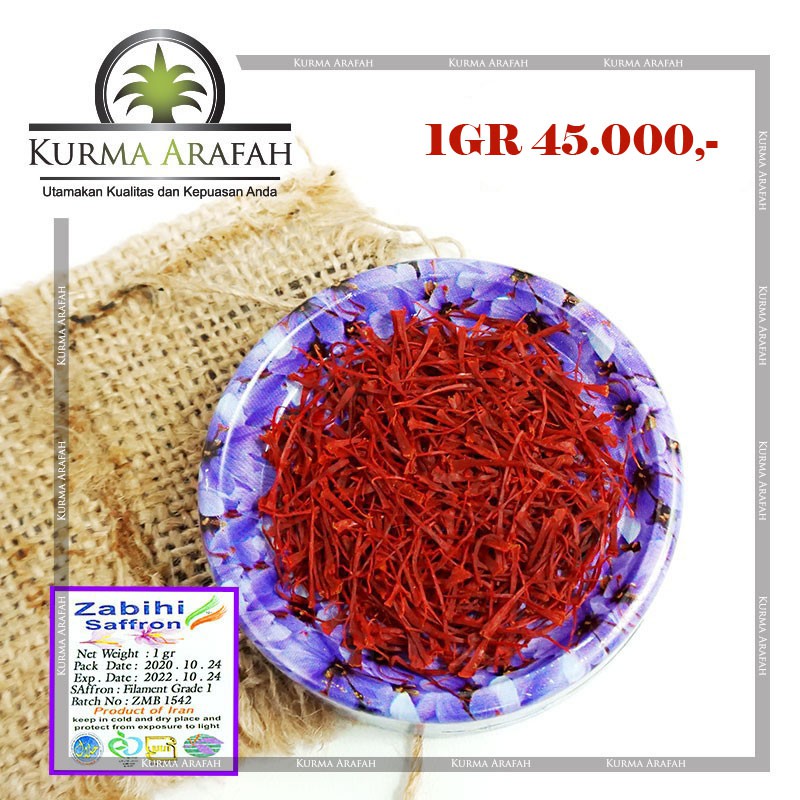 Safron / Saffron 2 grams Super Negin Premium Quality / Safron Afghanistan