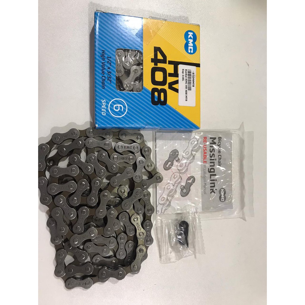 Rantai 6speed, 7speed, 8speed  KMC HV 408 6speed, 7speed, 8speed