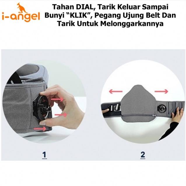 I Angel Dr.Dial / Hipseat carrier / gendongan bayi