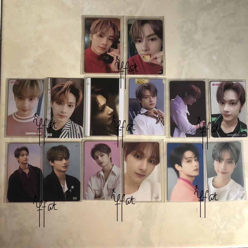 Seventeen Jun HMV Photocards - HMV PC JUN