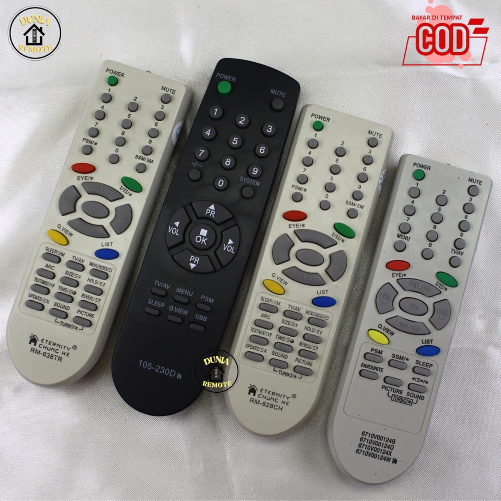 Remot / Remote TV LG Tabung slim flat Multi LCD Led BLACKPEARL Tanpa setting