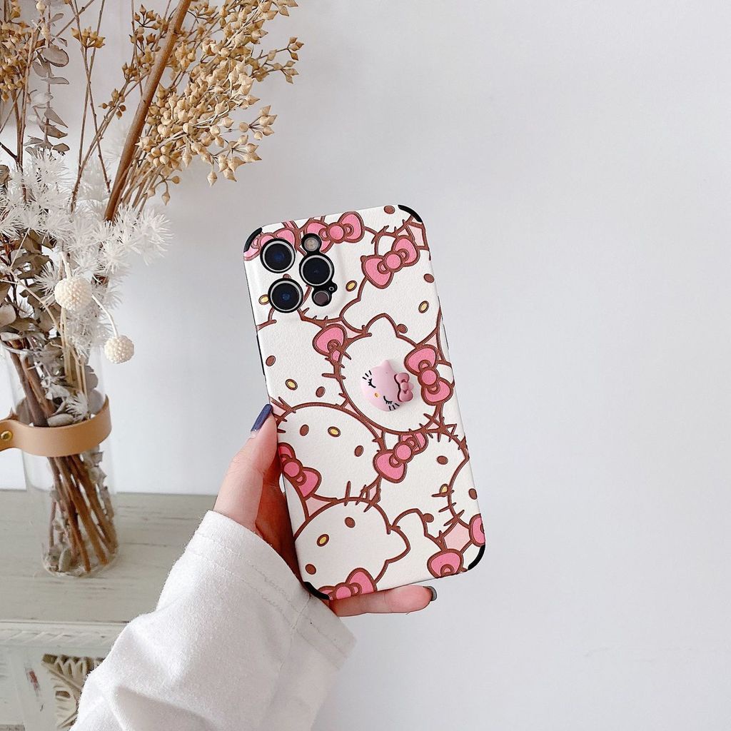 Case Motif Kartun Kucing Untuk iphone 12 11 Pro Max X Xs Max Xr 7 8 7plus 8plus Qvp8