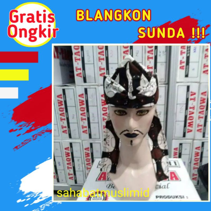 BLANGKON IKET SUNDA BLANGKON TOTOPONG IKET KEPALA SUNDA BLANGKON JOGJA BLANGKON JAWA UDENG