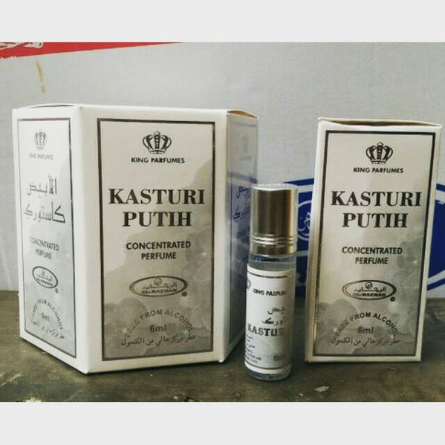 Parfum Ar Raehan Kasturi Putih - 6 botol