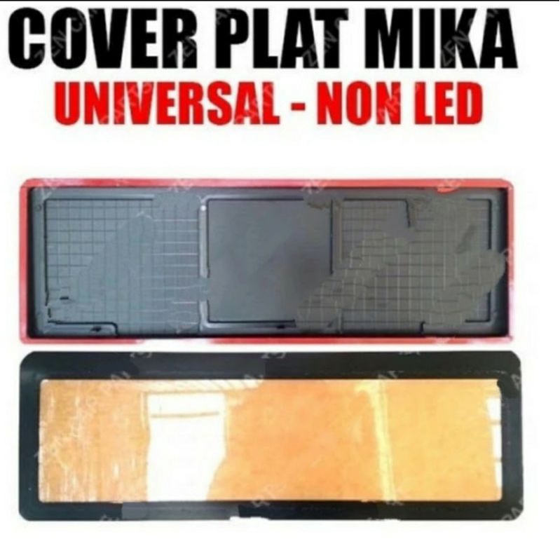 Cover Plat Nomor / Dudukan Plat Nomor Mobil Mika Acrylic