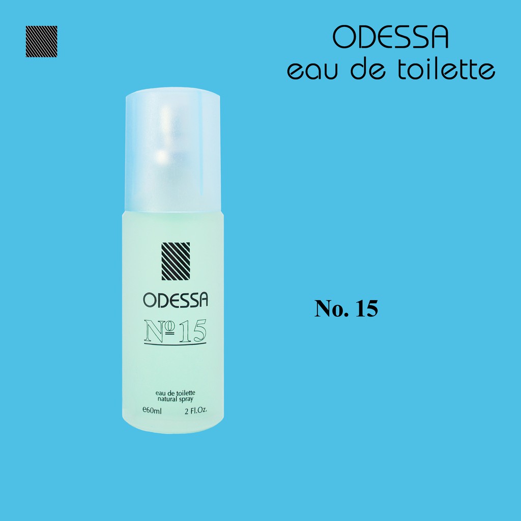 ODESSA EDT Parfum No. 15 Fragrance 60ml Perfume Lokal Legendaris Sejak 1999 Wangi Pria Wanita Unisex Citrus Sandalwood Segar Kayu Jasmine Lavender Jeruk ✰ ascocobeauty ✰