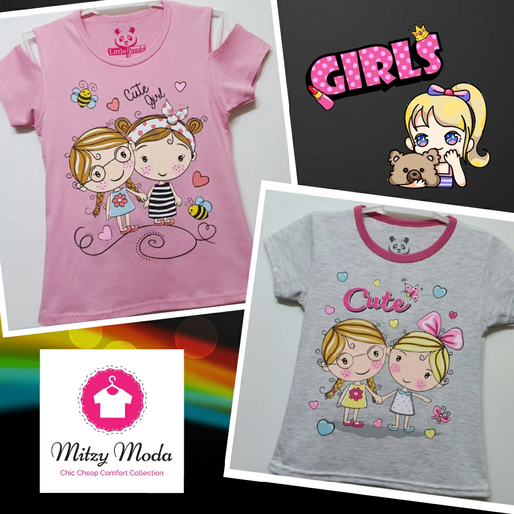  KAOS  ANAK  CUTE GIRL SINGING GREY KAOS  ANAK  PEREMPUAN  