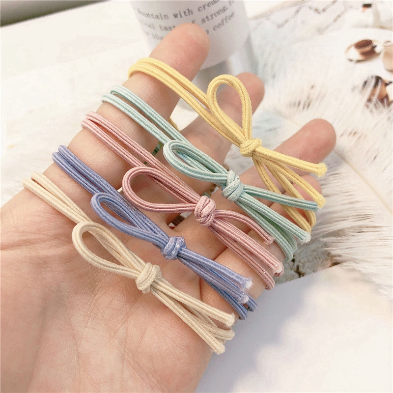 [Fashion Cute Mini Dinosaur Hair Ring Ropes] [ Korean INS Style Elastic Rubber Bands]  [ Girls Daily Basic Hair Ties ]