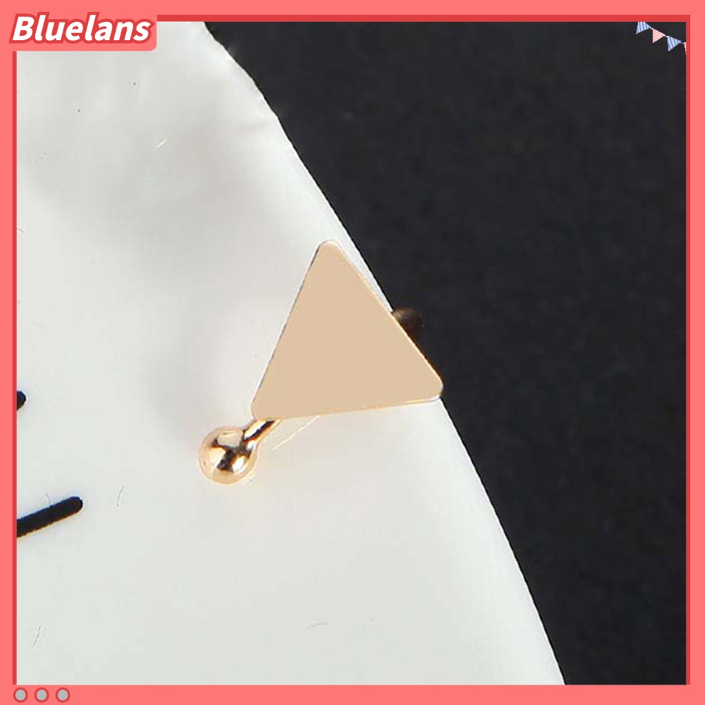 Bluelans Earrings Exquisite Non Pierced Alloy Heart Star Triangle Moon Women Ear Cuff Clip