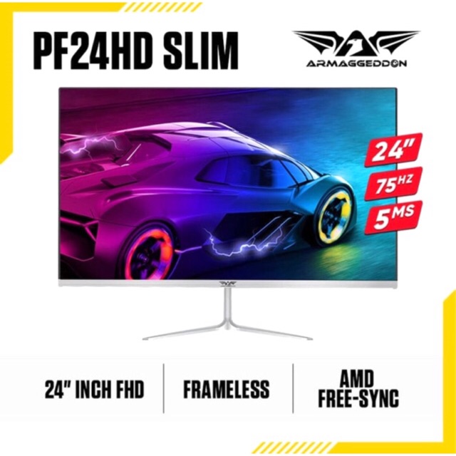 MONITOR ARMAGEDDON PIXXEL + PRO PF24HD FULL HD GAMING super slim
