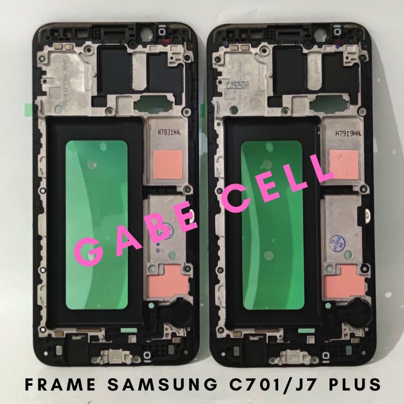 FRAME BUZZLE MIDDLE SAMSUNG C701/J7 PLUS TATAKAN LCD