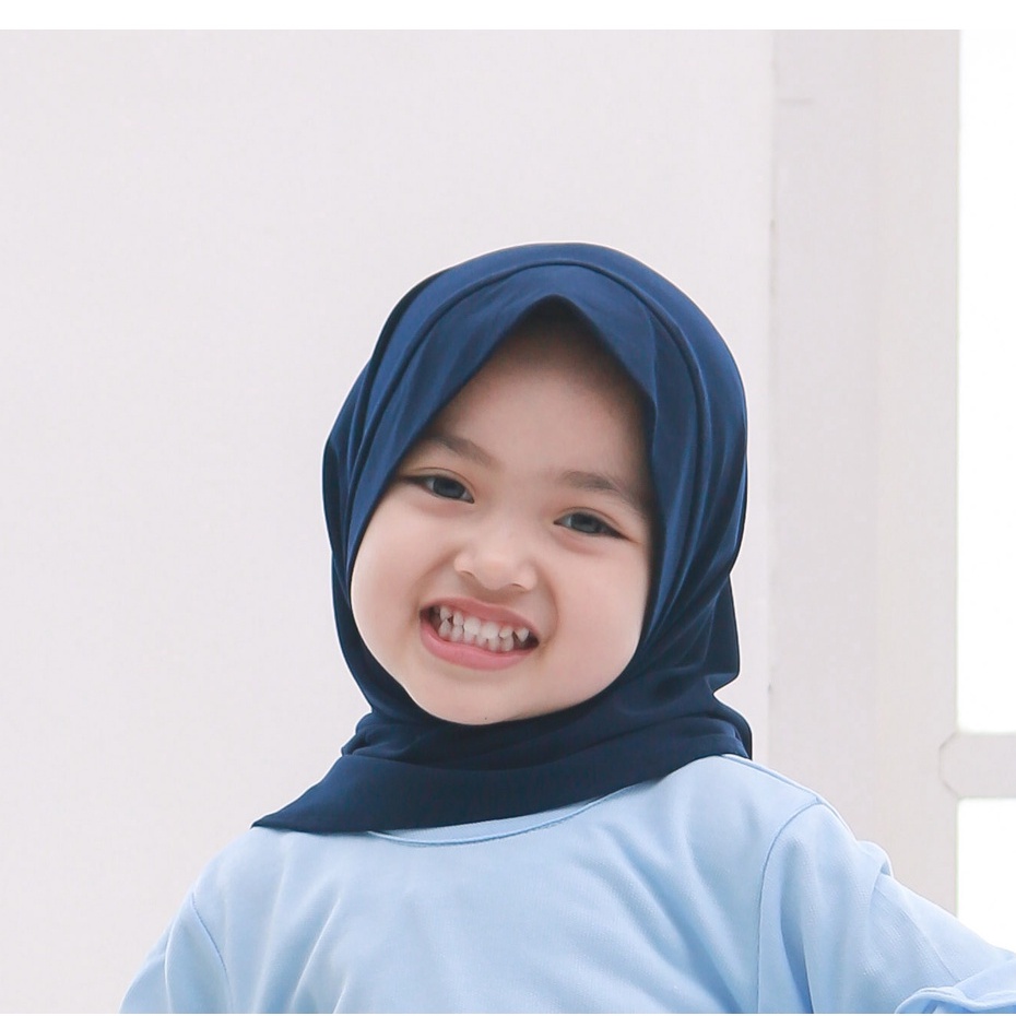 Hijab Bayi Aiska Renda Cantik Jersey Premium Newborn 1 - 6 Tahun / Kerudung Anak Perempuan