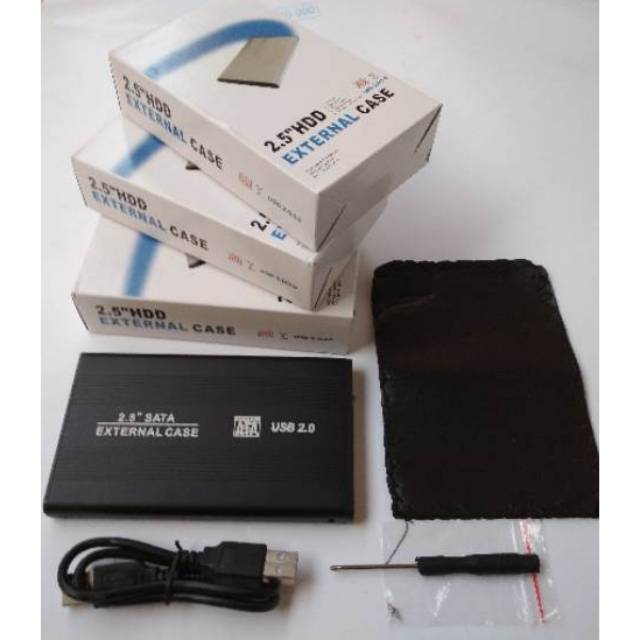 Hardisk eksternal external 500gb usb 2.0 komplit dengan dosbook kabel usb utk Laptop asus acer dell