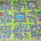 PUZZLE MAT CROSS ROAD - KARPET Puzzle Anak motif jalanan kota - KARPET PUZZLE UNIK