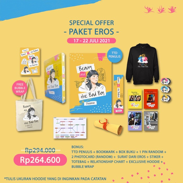 

PROMO!!! SPECIAL OFFER BEAUTY AND THE BAD BOY TERBARU