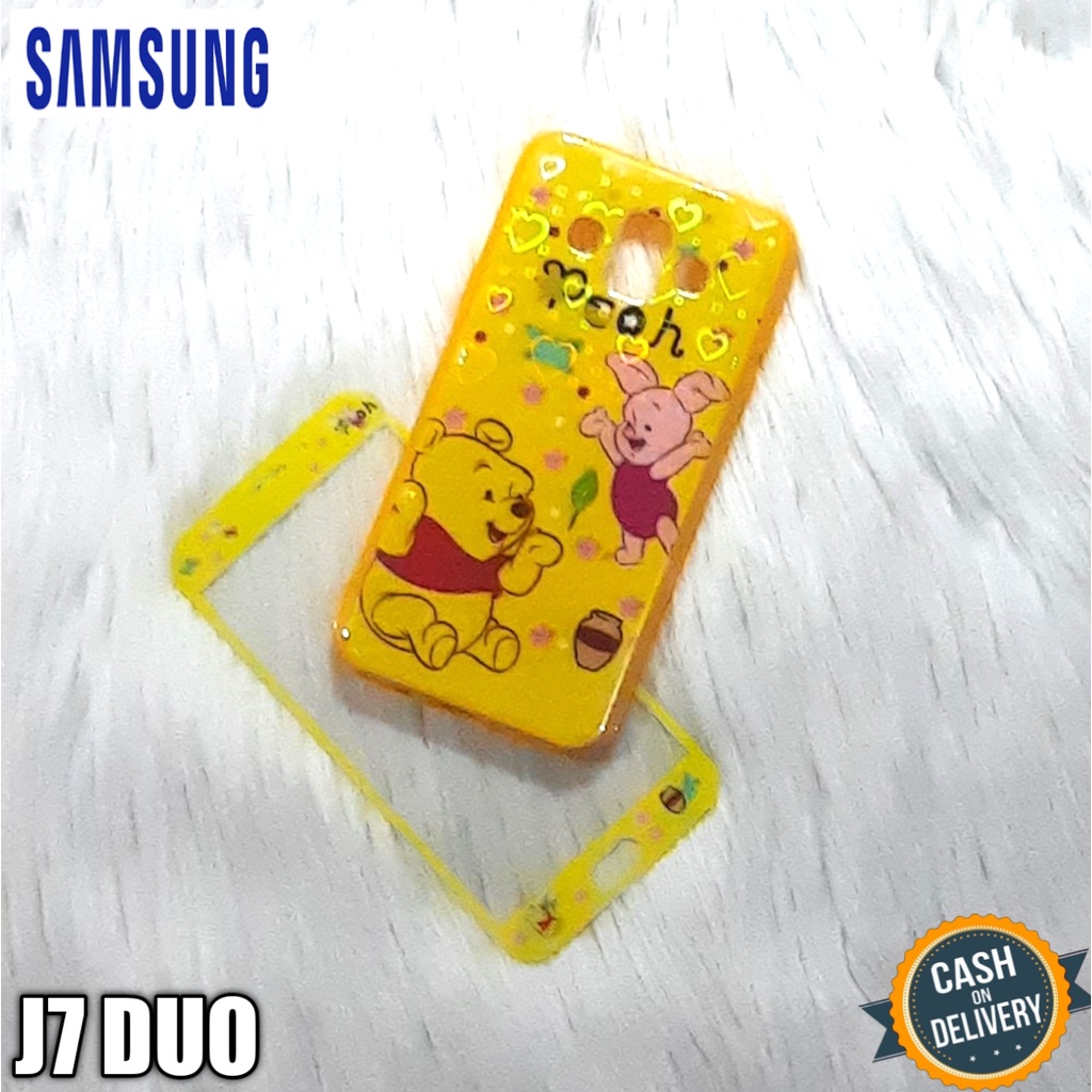 Softcase Samsung J7 Duo Case Hp Casing Hp + Tempered Glass