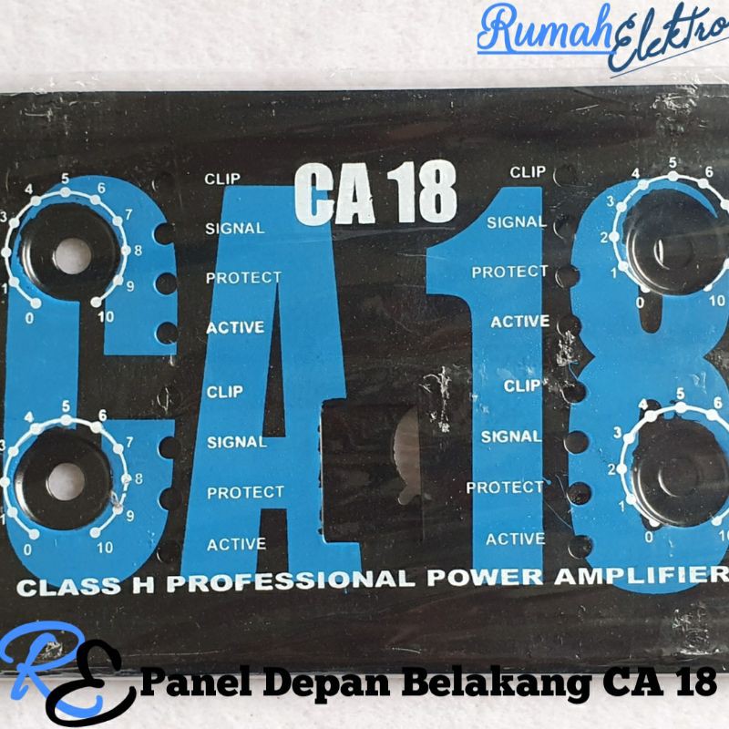 Plat Panel Depan Belakang PA Stereo CA 18 Berkualitas