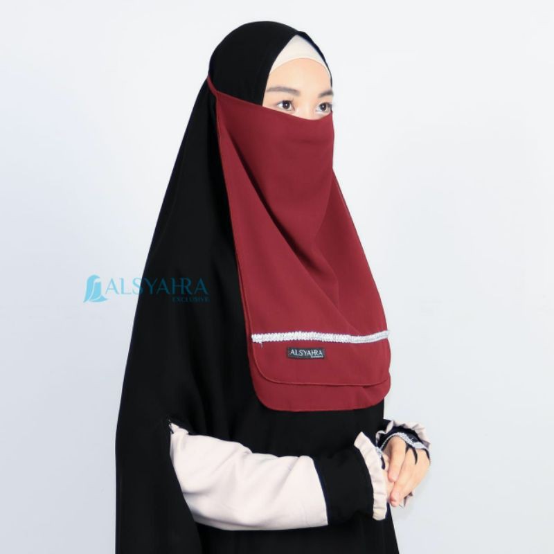 Alsyahra Exclusive Cadar Tali 2 Layer Zahrah Sifon Premium