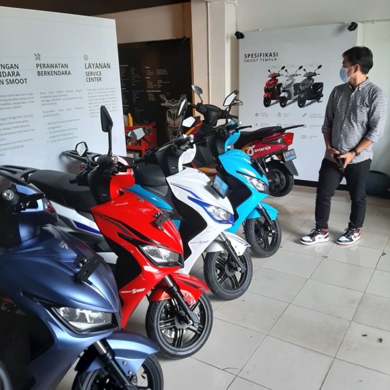motor listrik swap smoot tempur khusus subsidi