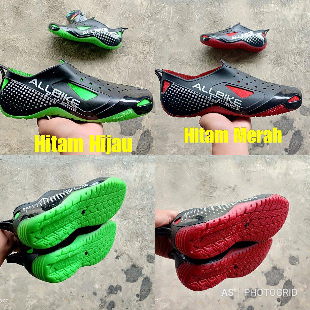 sepatu karet gowes ap boots sepatu bikers ap boots sepatu slip on pria ap boots