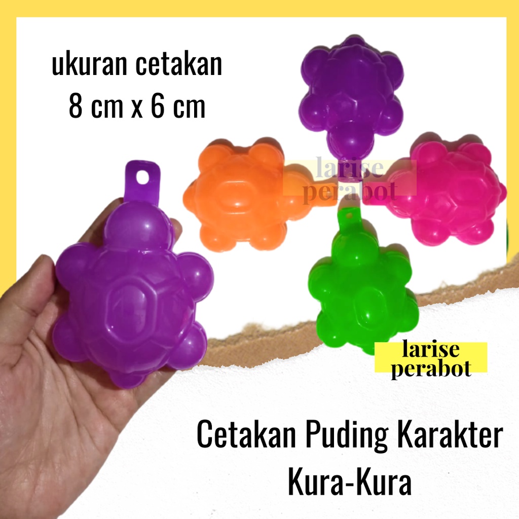 [Isi 4] Cetakan Puding Agar Karakter Kura-Kura