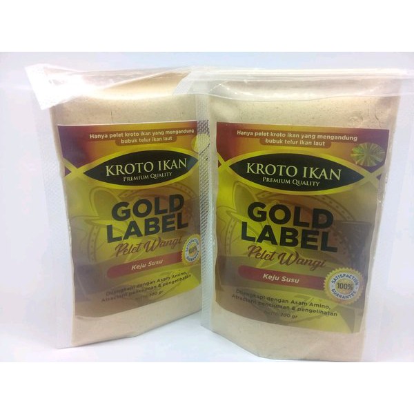 Miliki Pelet Keju Susu - Gold Label dr Kroto Ikan Limited