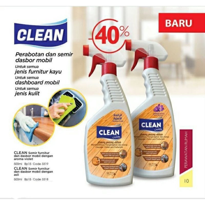 Pembersih clean ungu // Clean Wooden MY WAY membersihkan tanpa cuci,tanpa bilas,tanpa busa