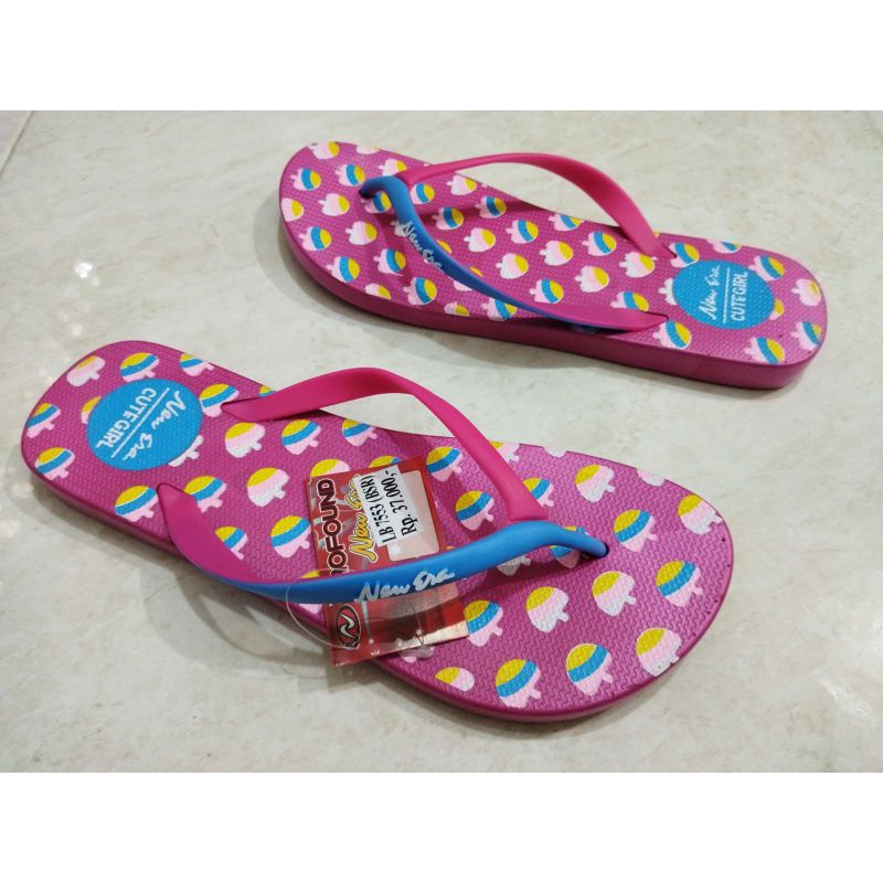 Sandal Jepit Karet Jelly Wanita New Era