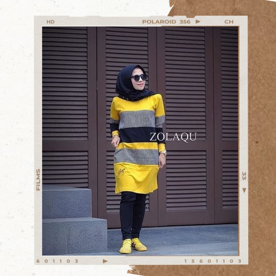 Baju tunik terbaru Zolaqu Tunik Baju atasan tunik wanita