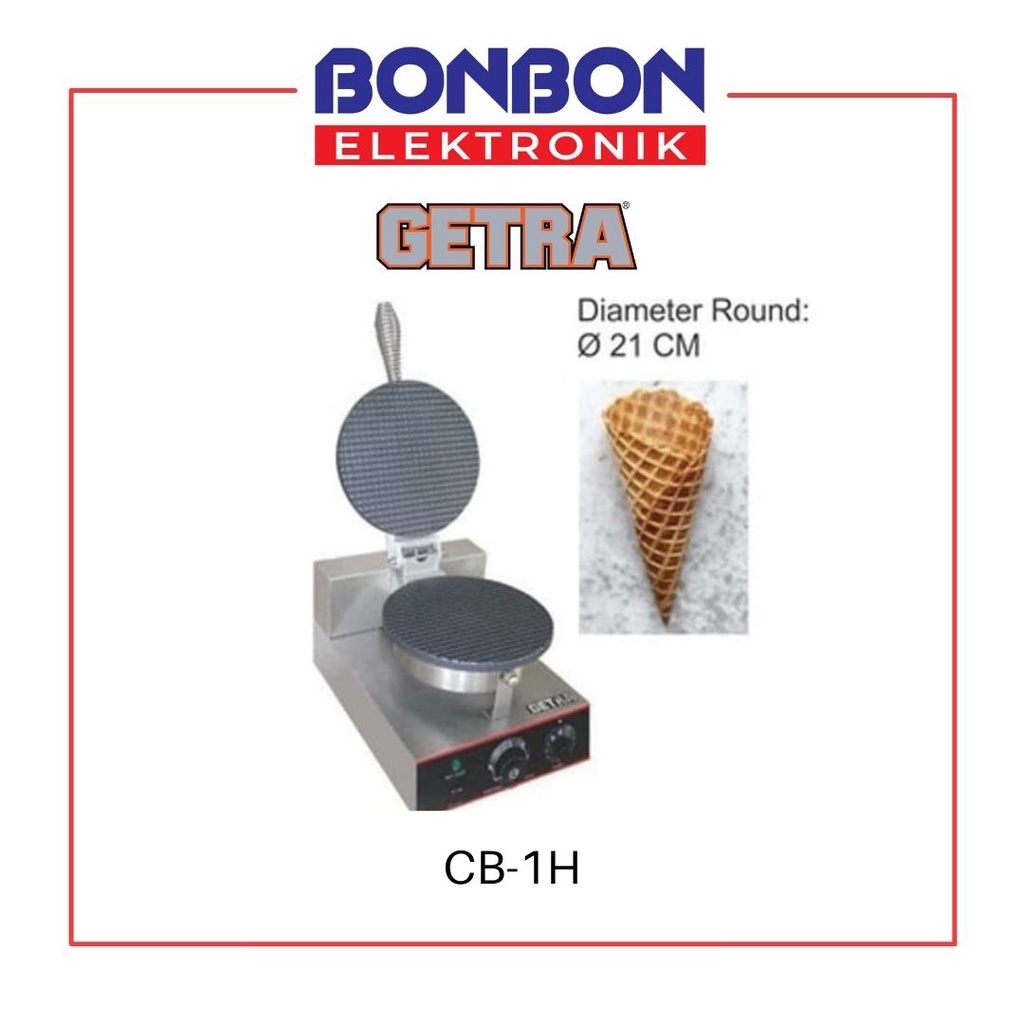 GETRA Ice Cream Cone Baker CB-1H / Mesin Pembuat Cone Diameter 21cm