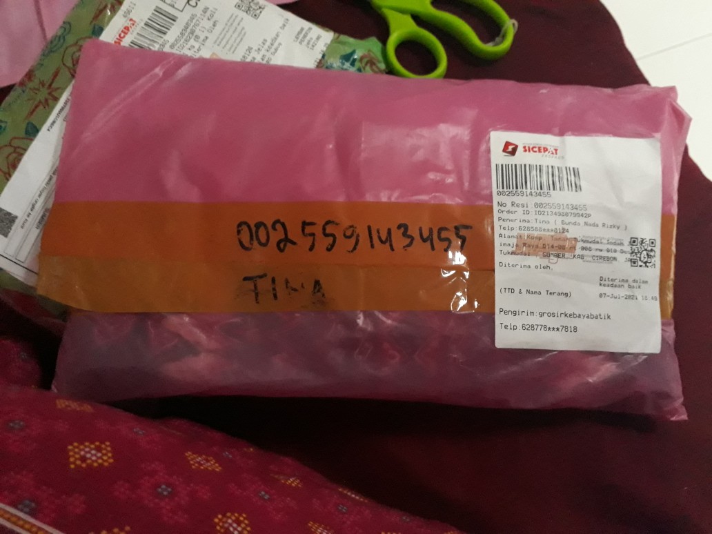 Kemeja Batik Motif Daun Paya / Hem Lengan Panjang / Batik Modern New