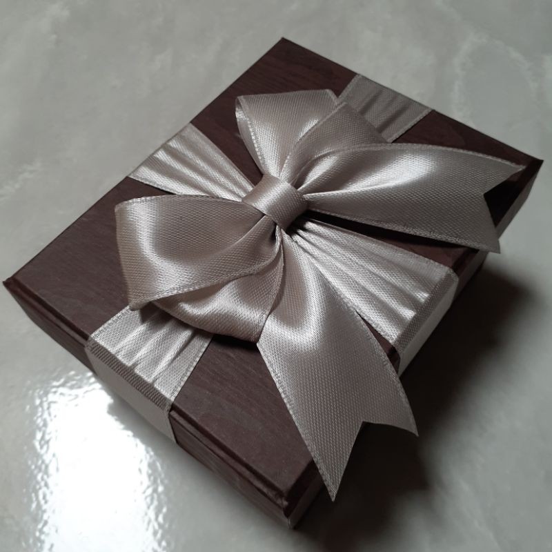 CERES DARK BROWN HARDBOX GIFTBOX DARK COKLAT KOTAK KADO Custom Size dan Warna