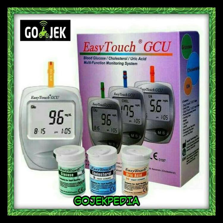Alat Test Darah GCU Easy Touch 3in1 EasyTouch Alat Cek Gula Darah BERGARANSI