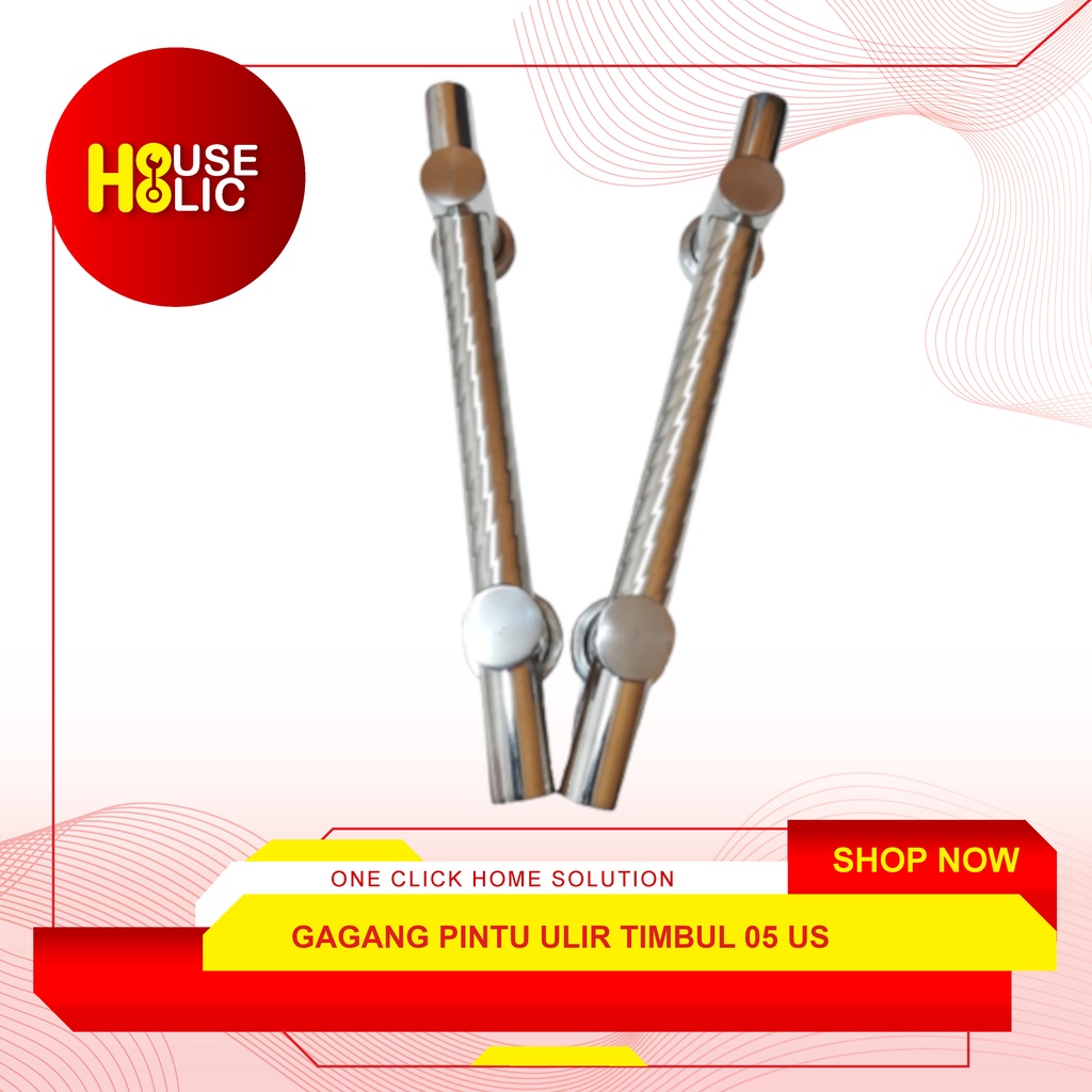 Handle Pintu Rumah Ulir Timbul 05-US / Gagang Tarikan Pintu 05 US