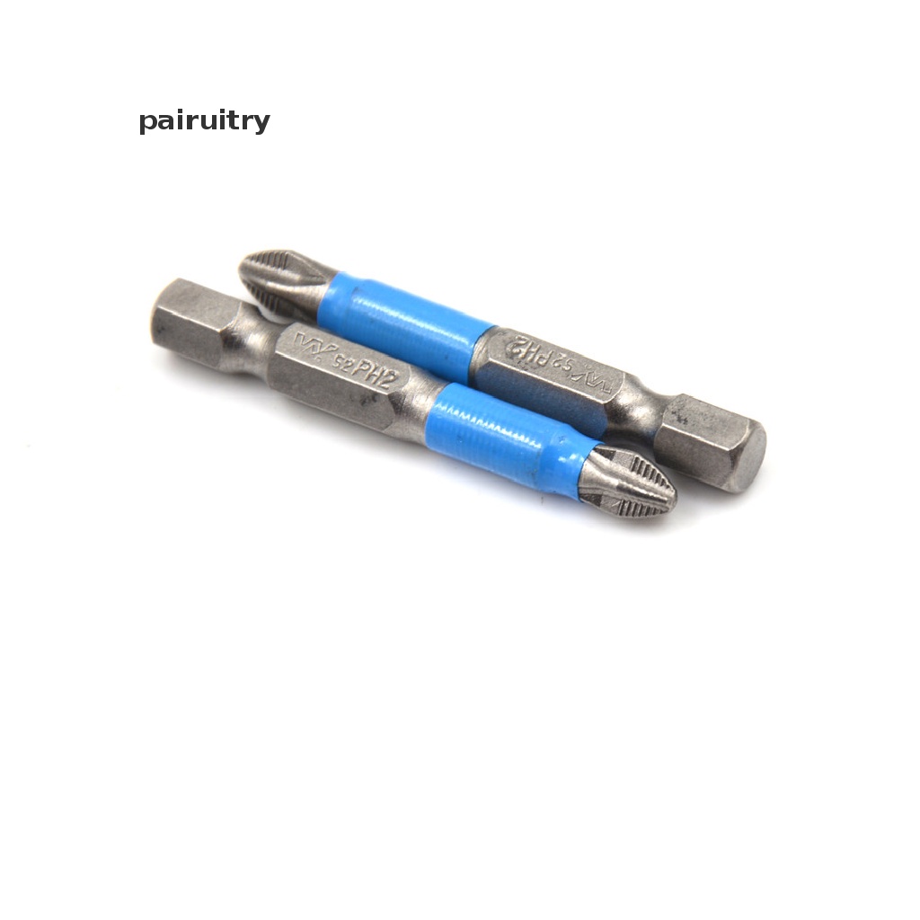 1 PC Obeng Bits PH2 Panjang 50mm 1 / 4 &quot;Hex Magnetik Non Slip Untuk Alat Power Listrik