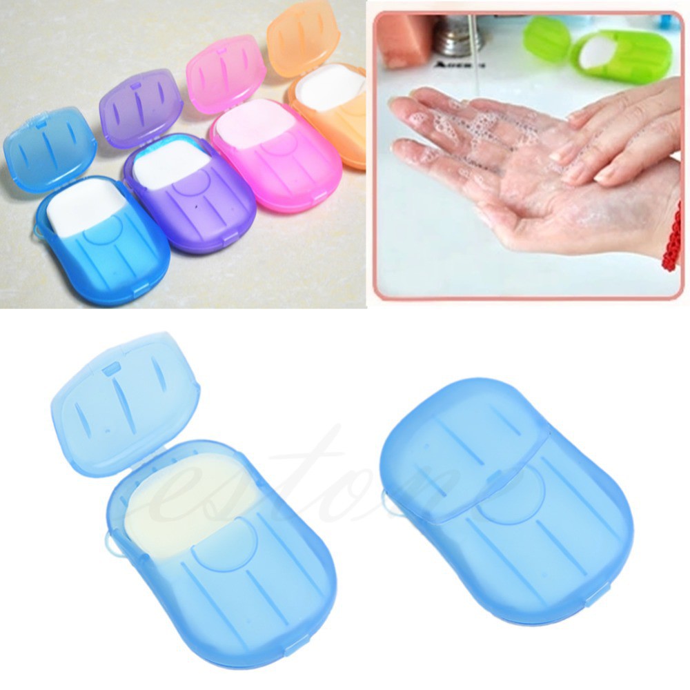 [BISA COD] SABUN KERTAS / SABUN KOTAK KERTAS / HAND WASHING TABLET / SABUN SEKALI PAKAI