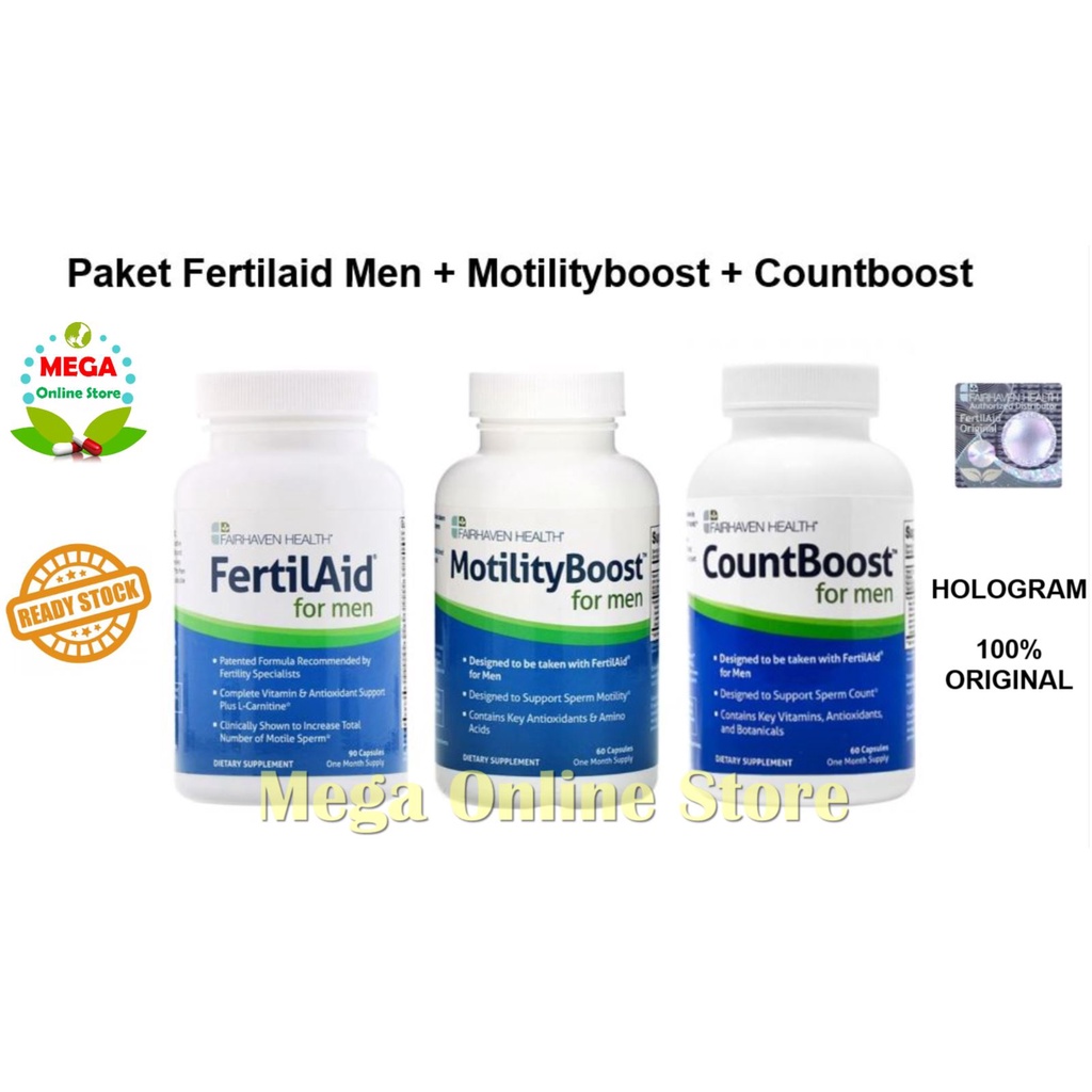 Fertilaid for Men + CountBoost + Motility Boost