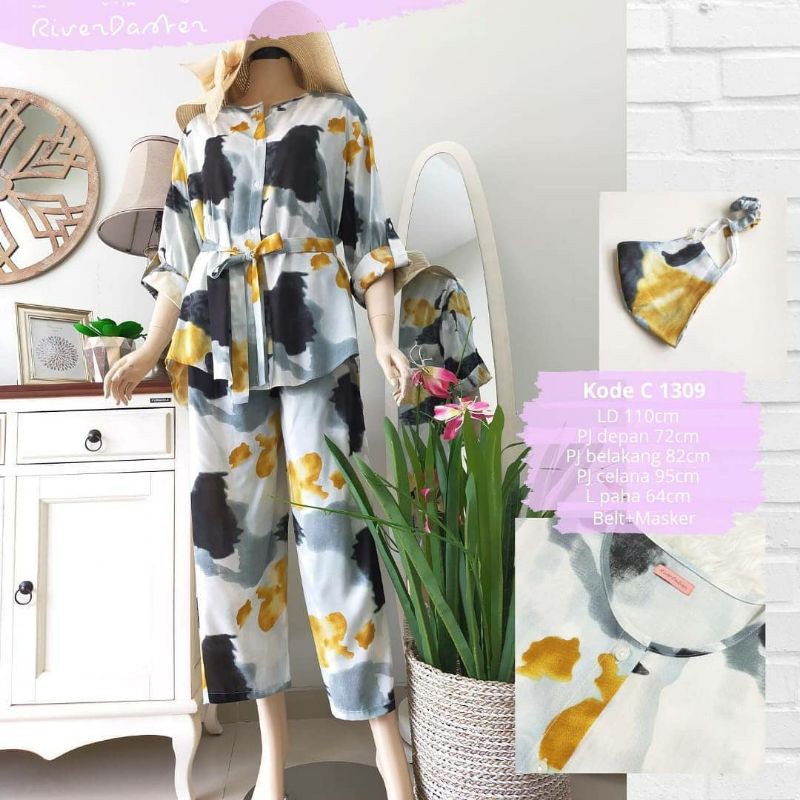 C1309 River Daster Kekinian Busui Friendly