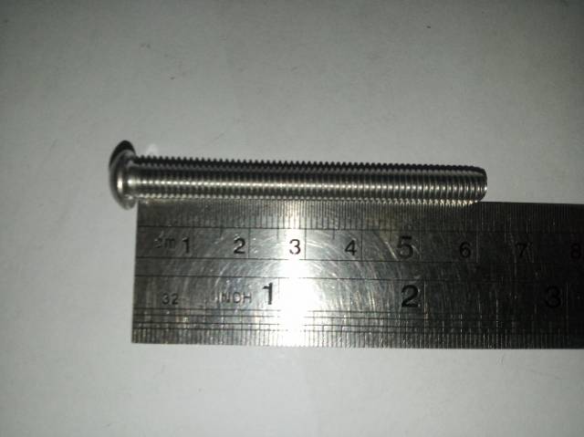 Button L M6 X 60(6cm) stainless 304