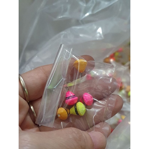 PELAMPUNG BULAT KECIL 1 bks = 5 pcs / PELAMPUNG KAYU BULAT KECIL