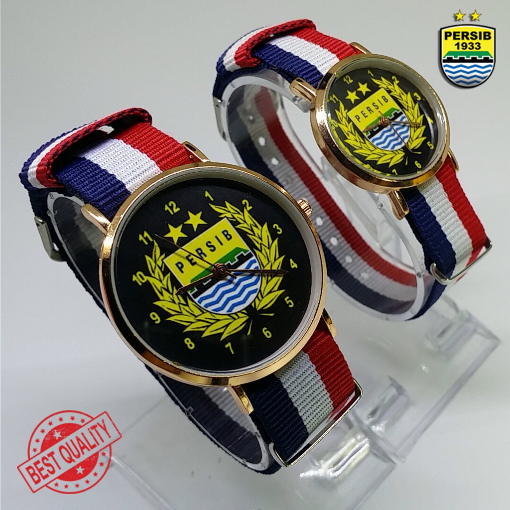 (BEST QUALITY) JAM PERSIB KANVAS (SATUAN/SEPASANG) 1