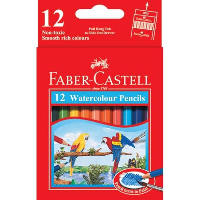 

Sale!! Pensil Warna Faber Castell 12 Pendek Water Colour Terbaru