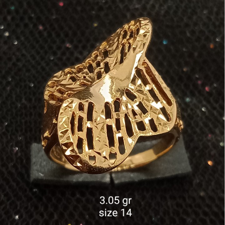 Cincin Emas 17K - 3.05 gr Kadar 750 - 1045