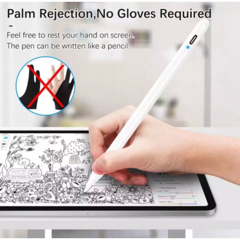 Pencil Stylus Pen With Palm Rejection Touch Screen Capacitive Stylus Pen For ios Produksi Tahun 2018-2021