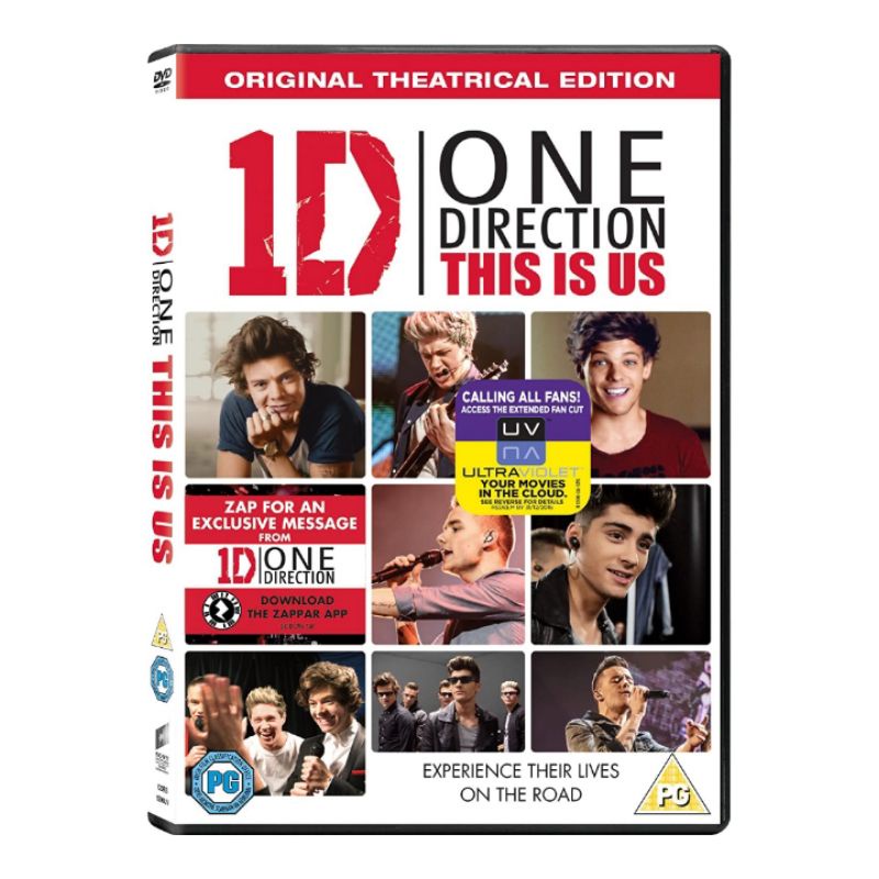 DVD ONE DIRECTION - THIS IS US - Original UK