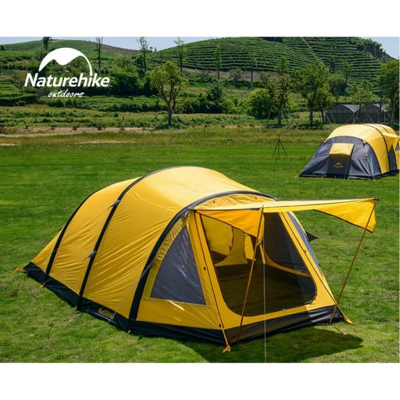 TENDA NATUREHIKE WORMHOLE KAPASITAS 4/6 ORANG NH17T600-T