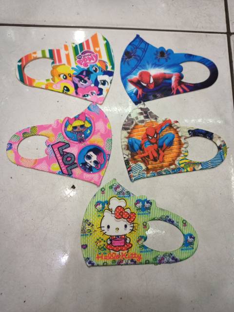 [SIAP KIRIM] Masker Anak Character [TERMURAH]