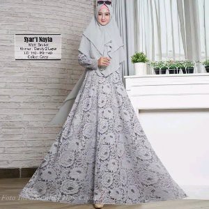 Unik Gamis Syari Brukat Nayla   Gamis Syari terakhir